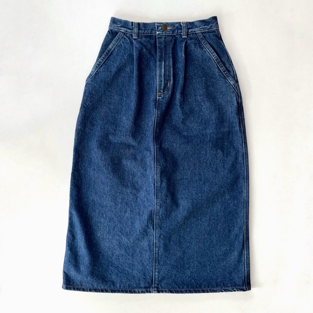 Vintage Calvin Klein Denim Midi Skirt